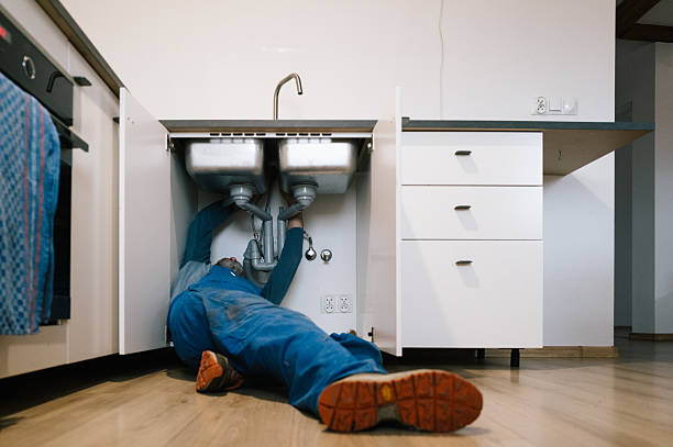 Professional Drain Cleaning technician working in Manchester, CT